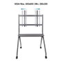 Tooq iSTAND Soporte de Suelo con Ruedas para Pantallas 50-86 pulgadas, Gris